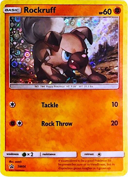 Rockruff (SM06) (General Mills Promo) [Sun & Moon: Black Star Promos]