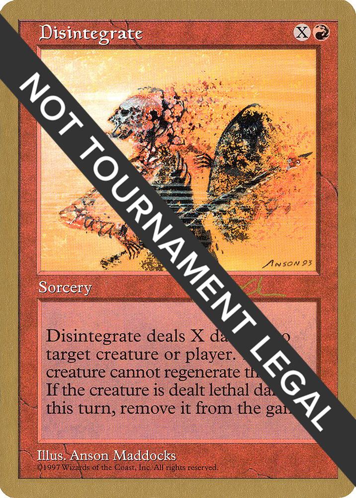 Disintegrate (Paul McCabe) [World Championship Decks 1997]