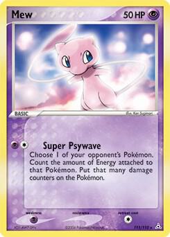 Mew (111/110) (Non Holo DVD Promo) [EX: Holon Phantoms]