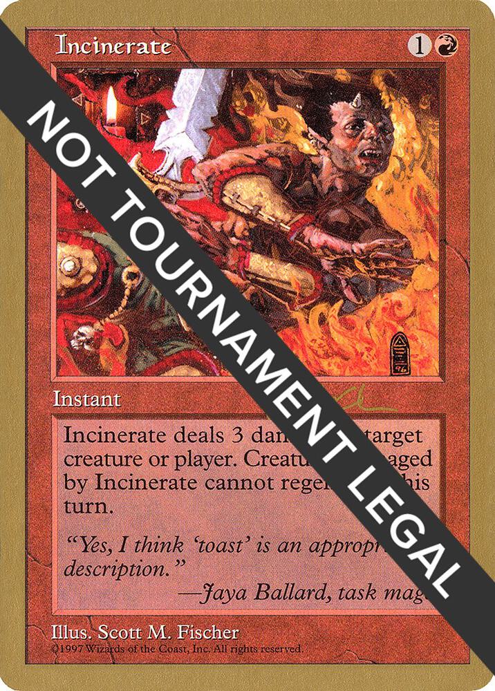 Incinerate (Paul McCabe) [World Championship Decks 1997]
