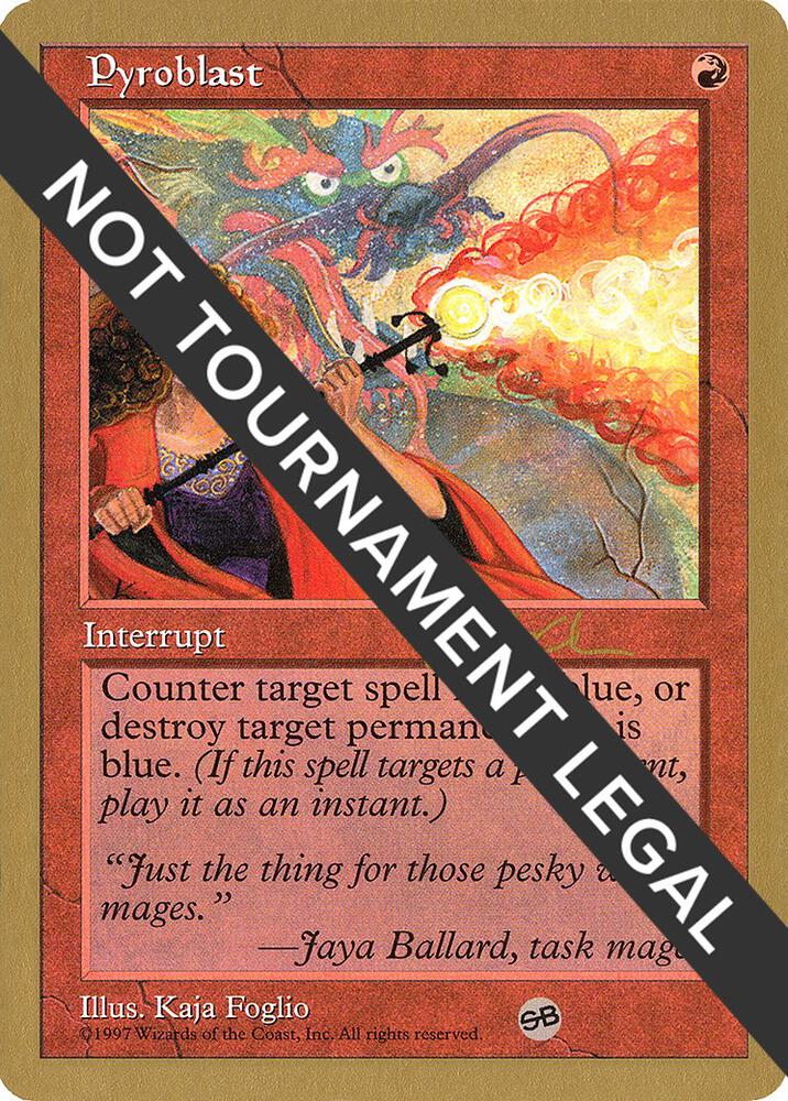 Pyroblast (Paul McCabe) (SB) [World Championship Decks 1997]