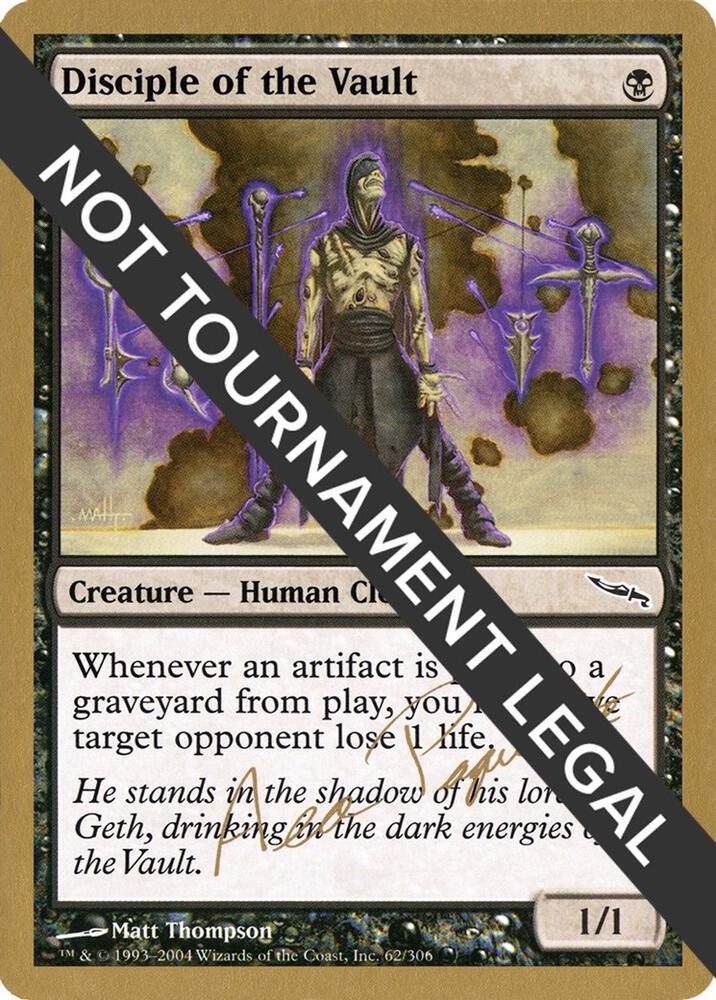 Disciple of the Vault (Aeo Paquette) [World Championship Decks 2004]