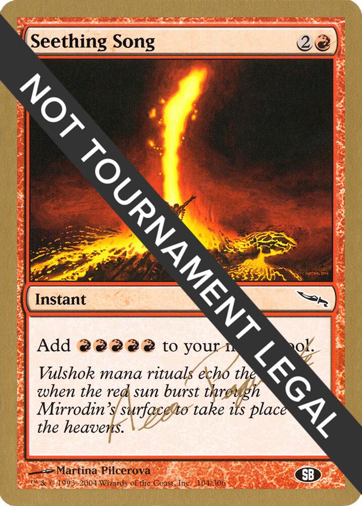Seething Song (Aeo Paquette) (SB) [World Championship Decks 2004]