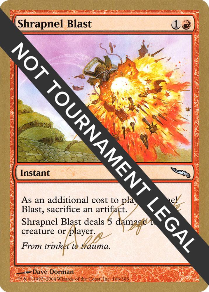 Shrapnel Blast (Aeo Paquette) [World Championship Decks 2004]