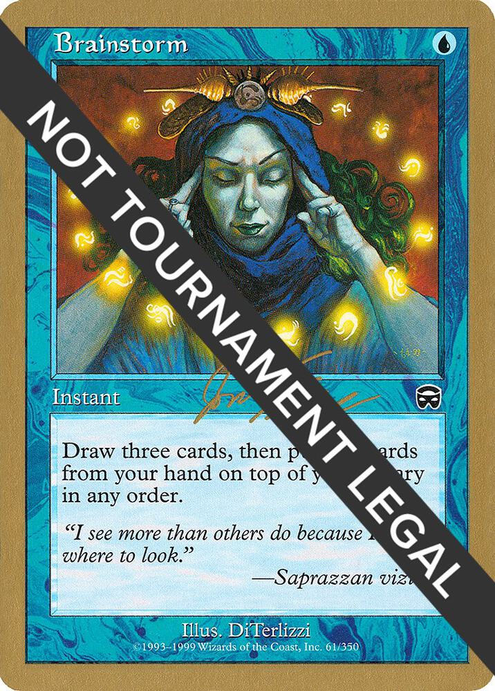 Brainstorm (Jon Finkel) [World Championship Decks 2000]