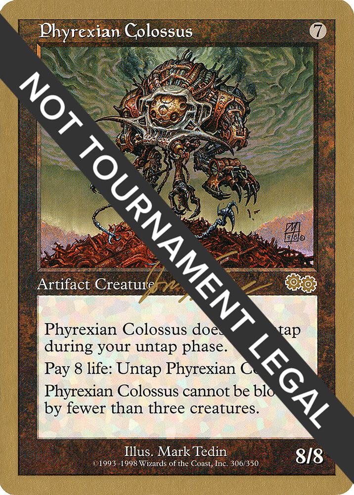 Phyrexian Colossus (Jon Finkel) [World Championship Decks 2000]