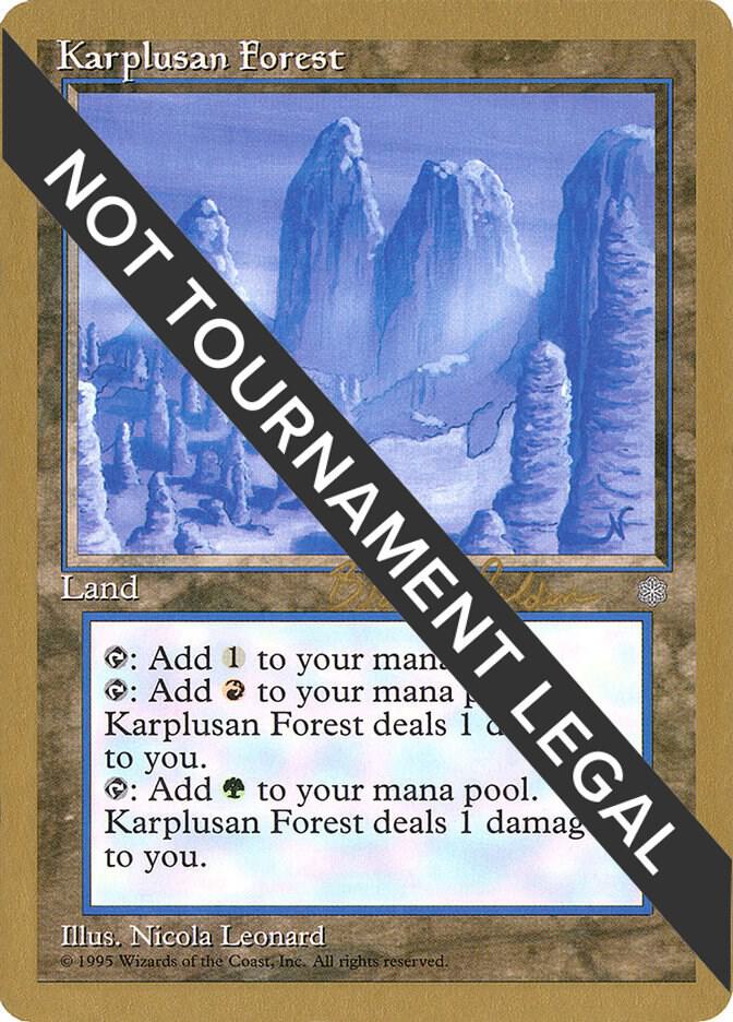 Karplusan Forest (Brian Selden) [World Championship Decks 1998]