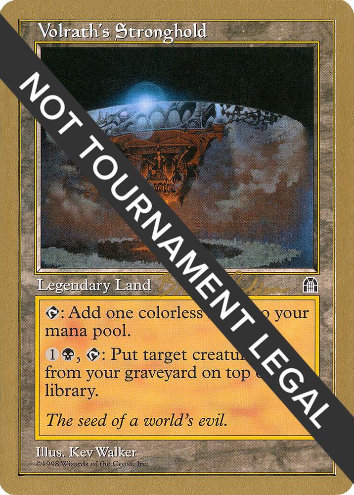 Volrath's Stronghold (Brian Selden) [World Championship Decks 1998]