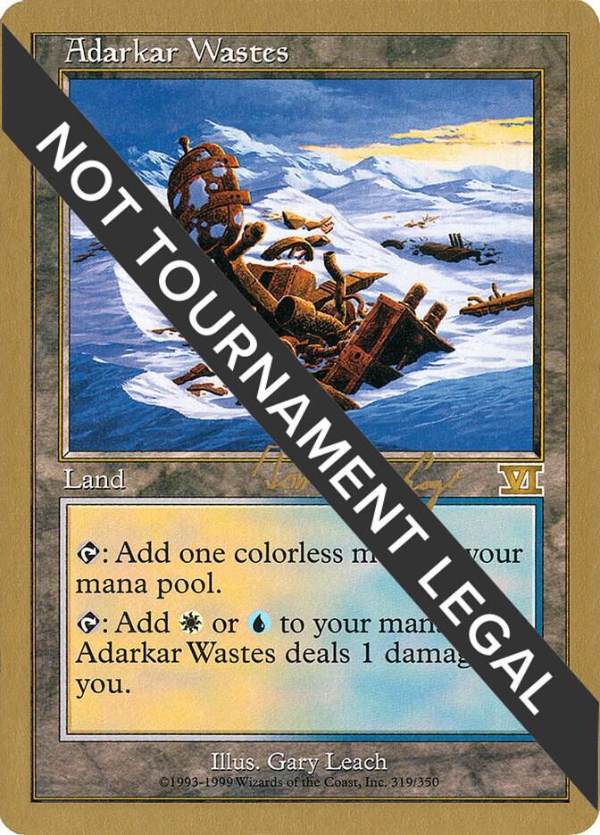 Adarkar Wastes (Tom van de Logt) [World Championship Decks 2000]