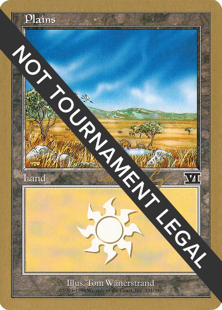 Plains (tvdl331) (Tom van de Logt) [World Championship Decks 2000]