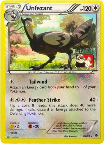 Unfezant (82/98) (League Promo) [Black & White: Emerging Powers]