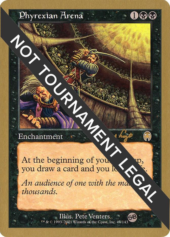 Phyrexian Arena (Tom van de Logt) (SB) [World Championship Decks 2001]