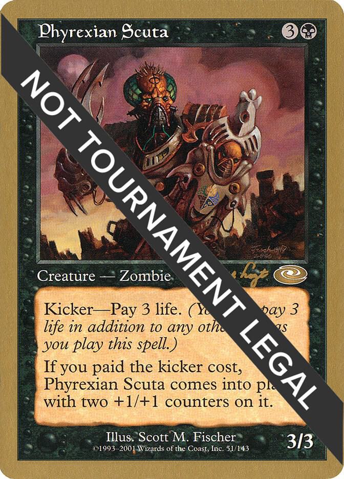 Phyrexian Scuta (Tom van de Logt) [World Championship Decks 2001]