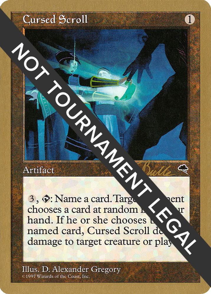 Cursed Scroll (Kai Budde) [World Championship Decks 1999]