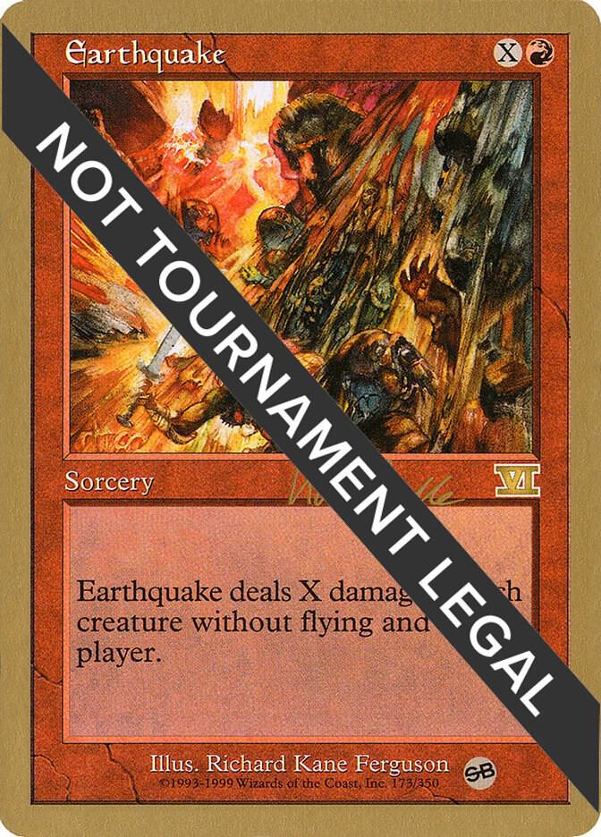 Earthquake (Kai Budde) (SB) [World Championship Decks 1999]