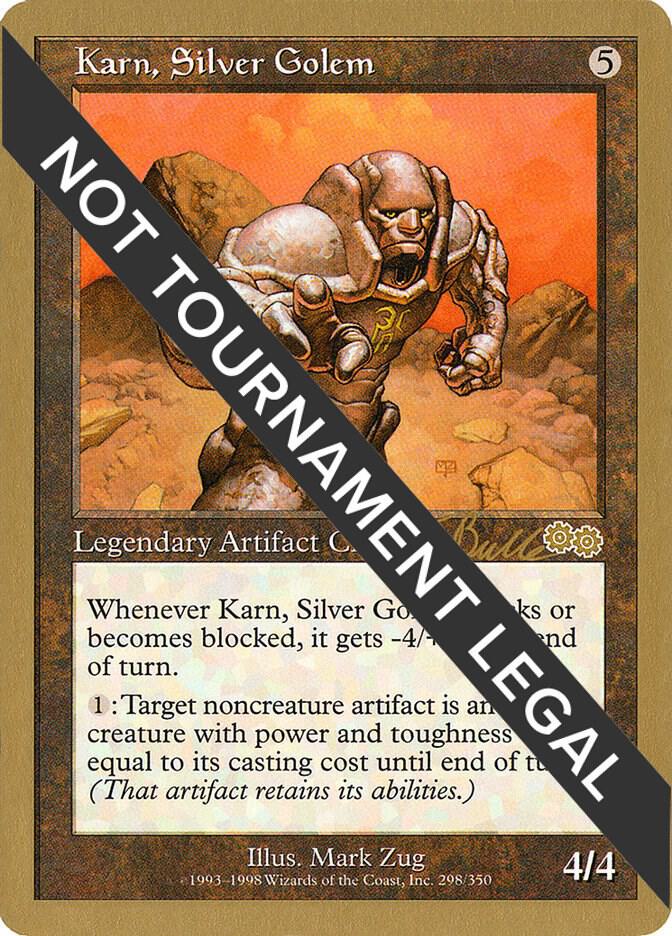 Karn, Silver Golem (Kai Budde) [World Championship Decks 1999]