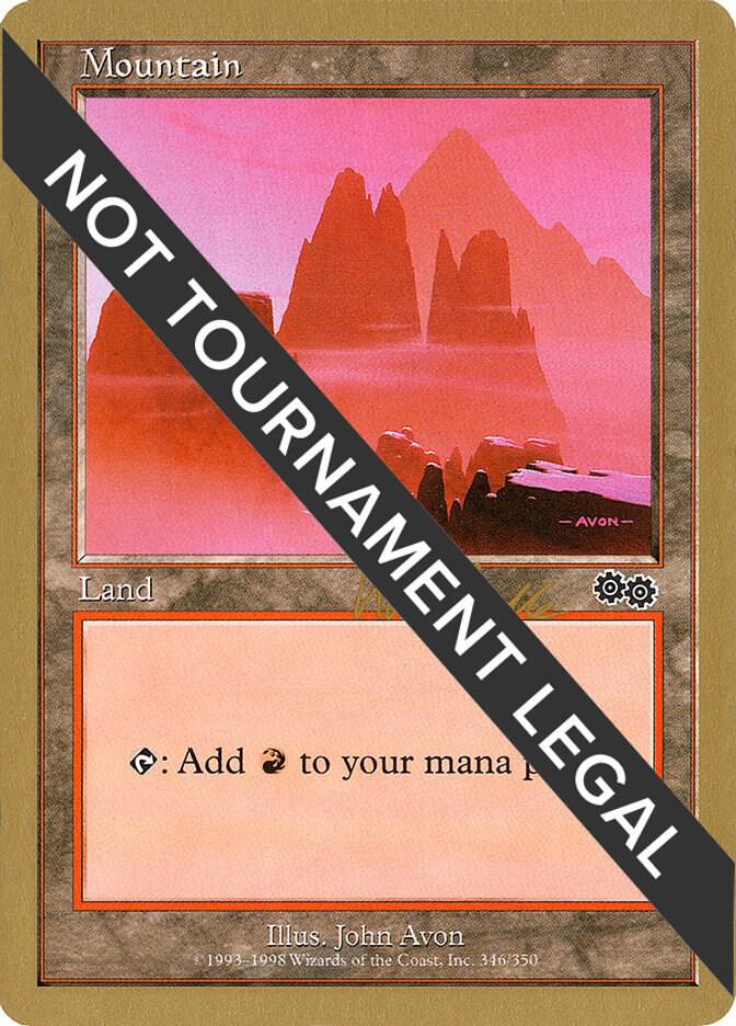 Mountain (kb346) (Kai Budde) [World Championship Decks 1999]