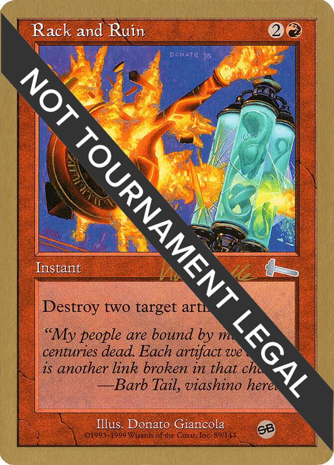Rack and Ruin (Kai Budde) (SB) [World Championship Decks 1999]