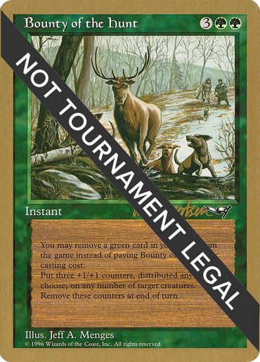 Bounty of the Hunt (Svend Geertsen) (SB) [World Championship Decks 1997]