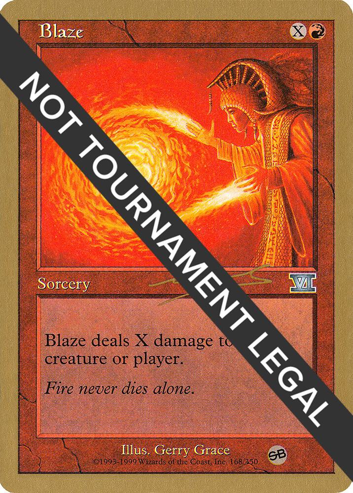 Blaze (Nicolas Labarre) [World Championship Decks 2000]