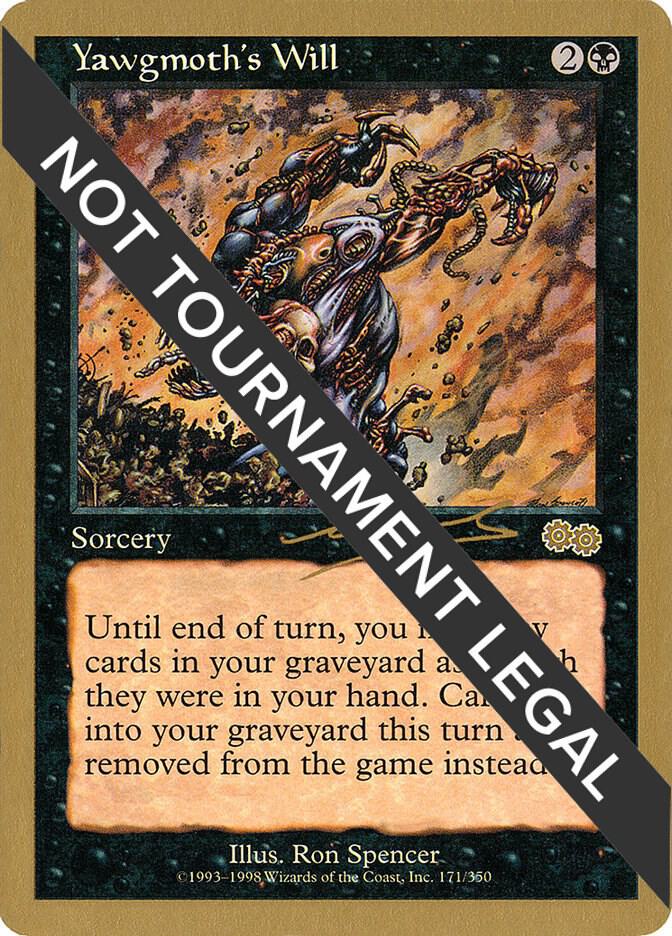 Yawgmoth's Will (Nicolas Labarre) [World Championship Decks 2000]