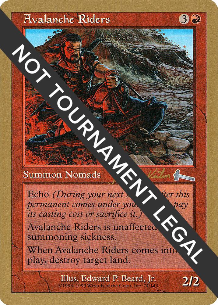 Avalanche Riders (Janosch Kuhn) [World Championship Decks 2000]