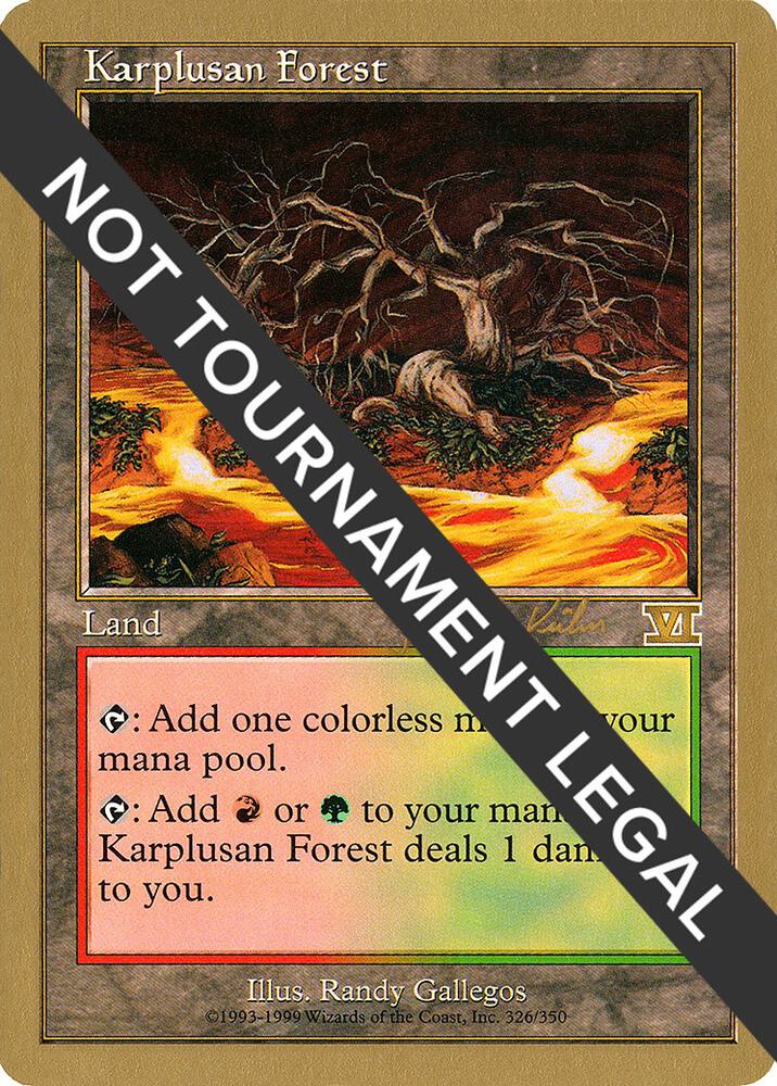 Karplusan Forest (Janosch Kuhn) [World Championship Decks 2000]