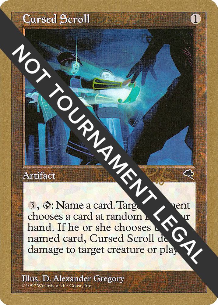 Cursed Scroll (Ben Rubin) [World Championship Decks 1998]