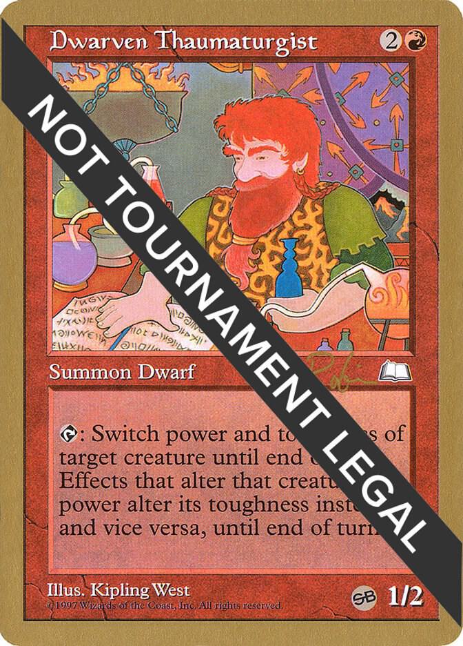 Dwarven Thaumaturgist (Ben Rubin) (SB) [World Championship Decks 1998]