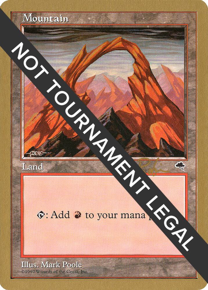 Mountain (br345) (Ben Rubin) [World Championship Decks 1998]