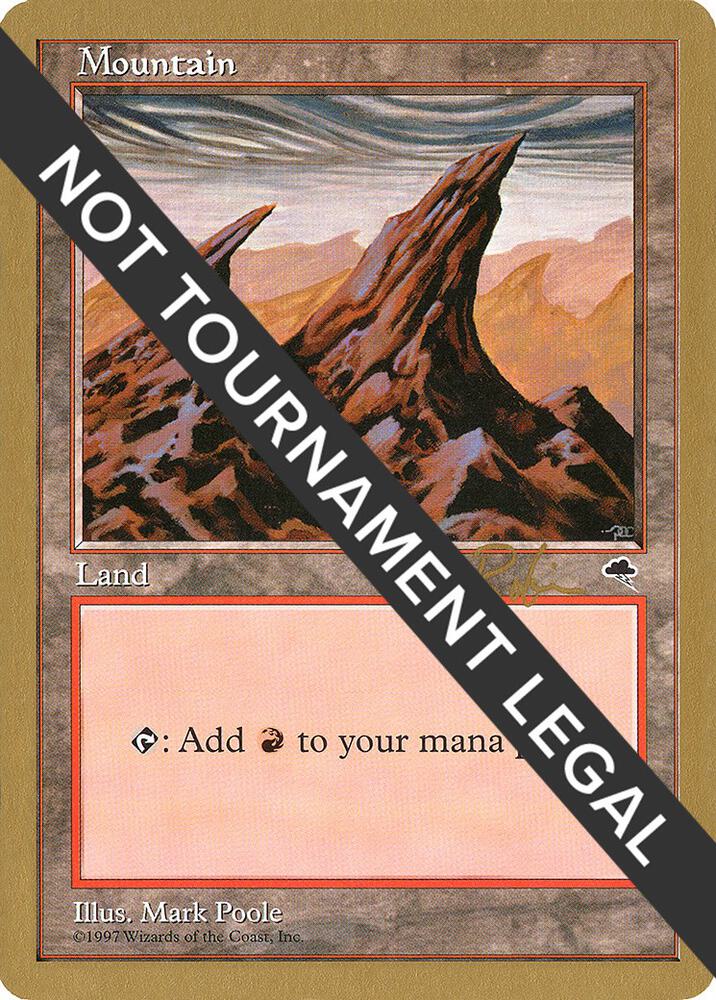 Mountain (br344) (Ben Rubin) [World Championship Decks 1998]