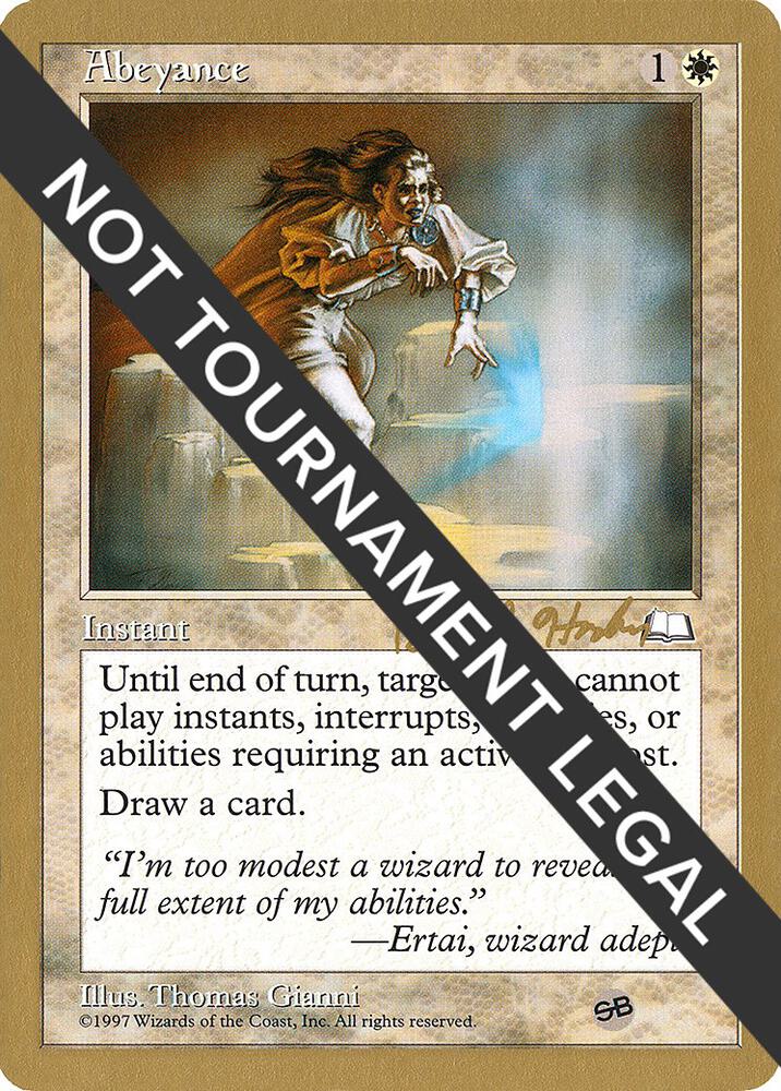 Abeyance (Brian Hacker) (SB) [World Championship Decks 1998]