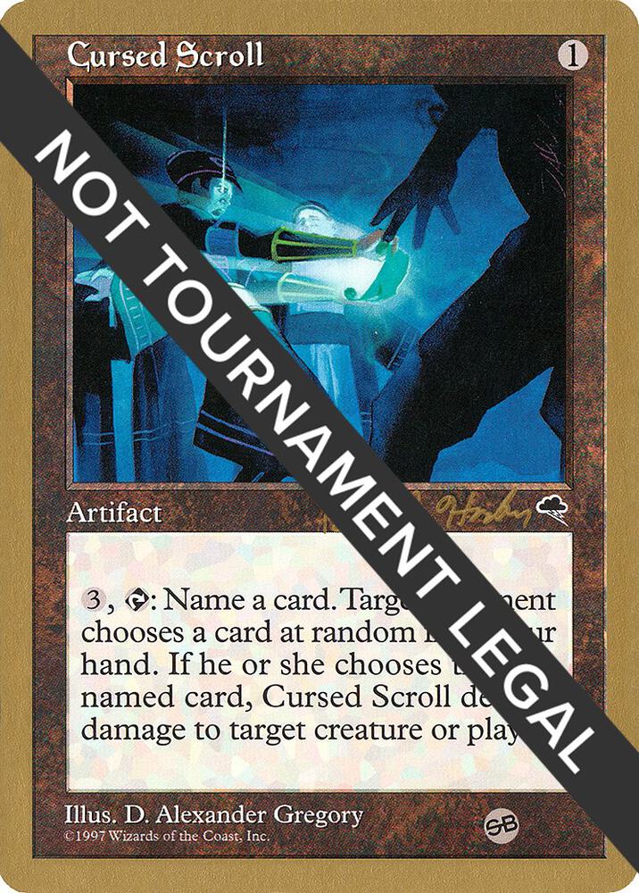 Cursed Scroll (Brian Hacker) (SB) [World Championship Decks 1998]
