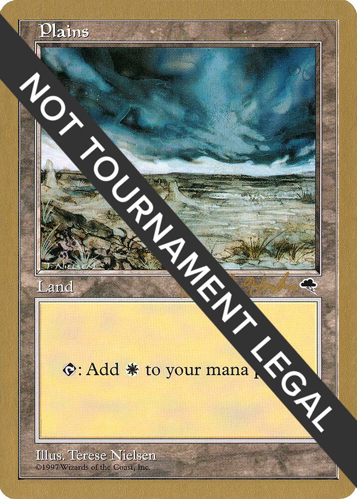 Plains (bh334) (Brian Hacker) [World Championship Decks 1998]