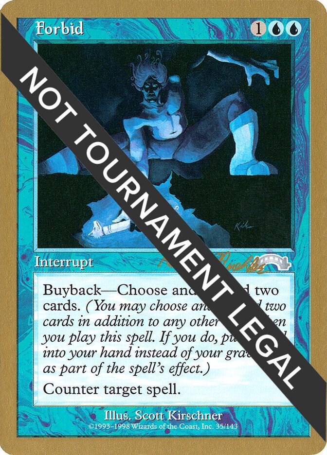 Forbid (Randy Buehler) [World Championship Decks 1998]