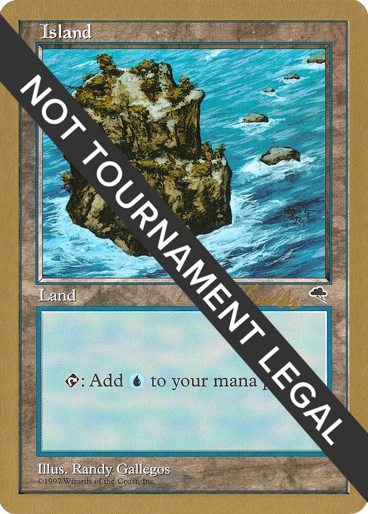Island (rb335) (Randy Buehler) [World Championship Decks 1998]