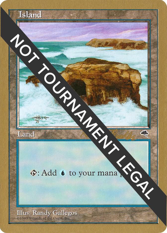 Island (rb336) (Randy Buehler) [World Championship Decks 1998]