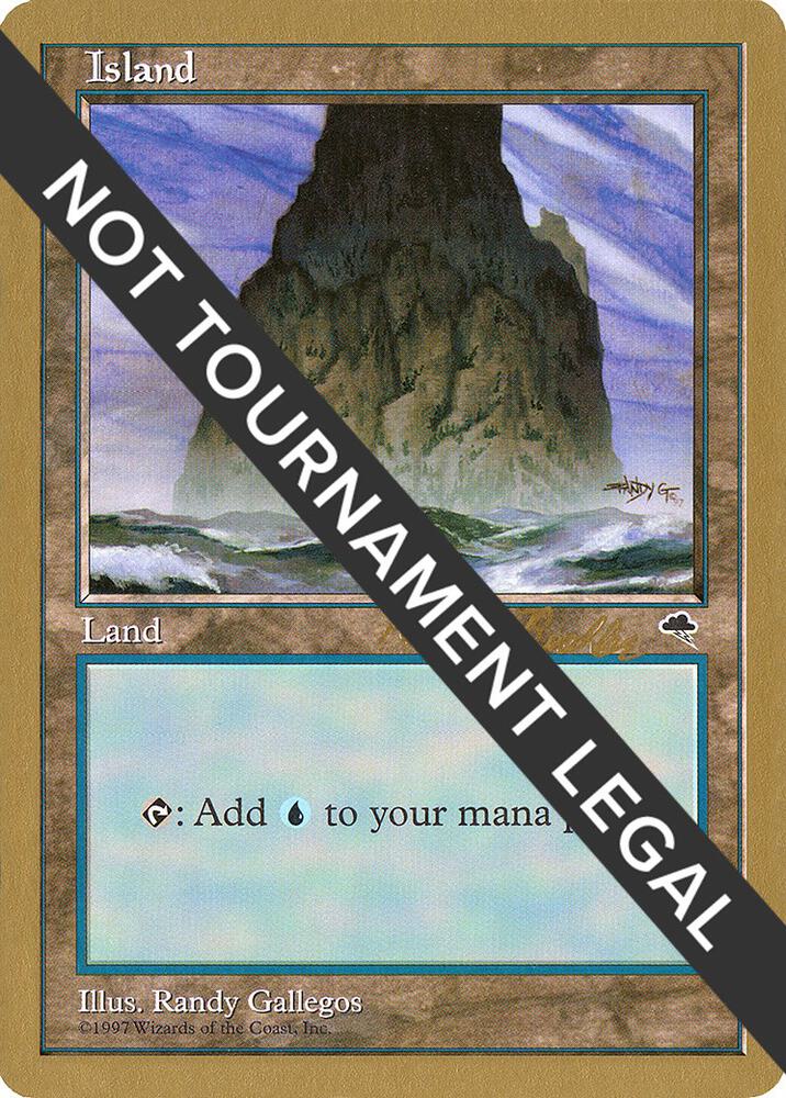 Island (rb337) (Randy Buehler) [World Championship Decks 1998]