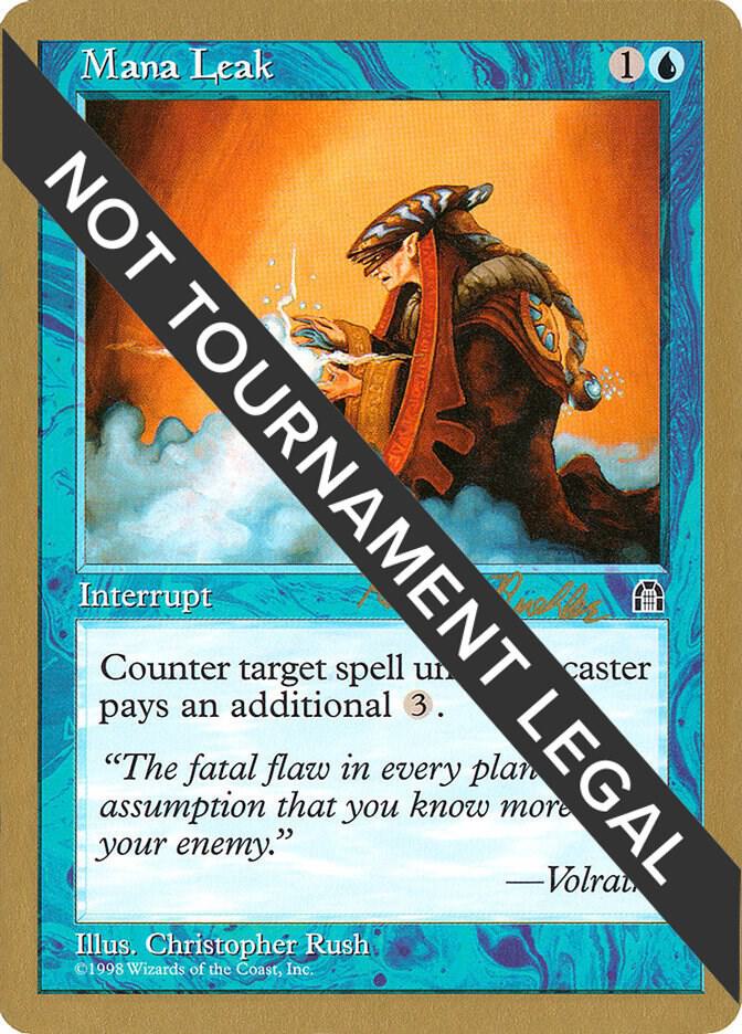 Mana Leak (Randy Buehler) [World Championship Decks 1998]