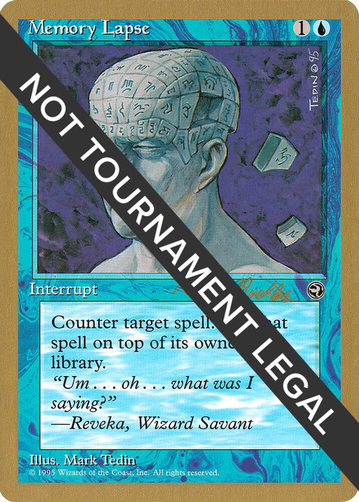 Memory Lapse (Randy Buehler) [World Championship Decks 1998]