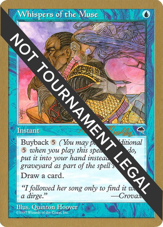 Whispers of the Muse (Randy Buehler) [World Championship Decks 1998]