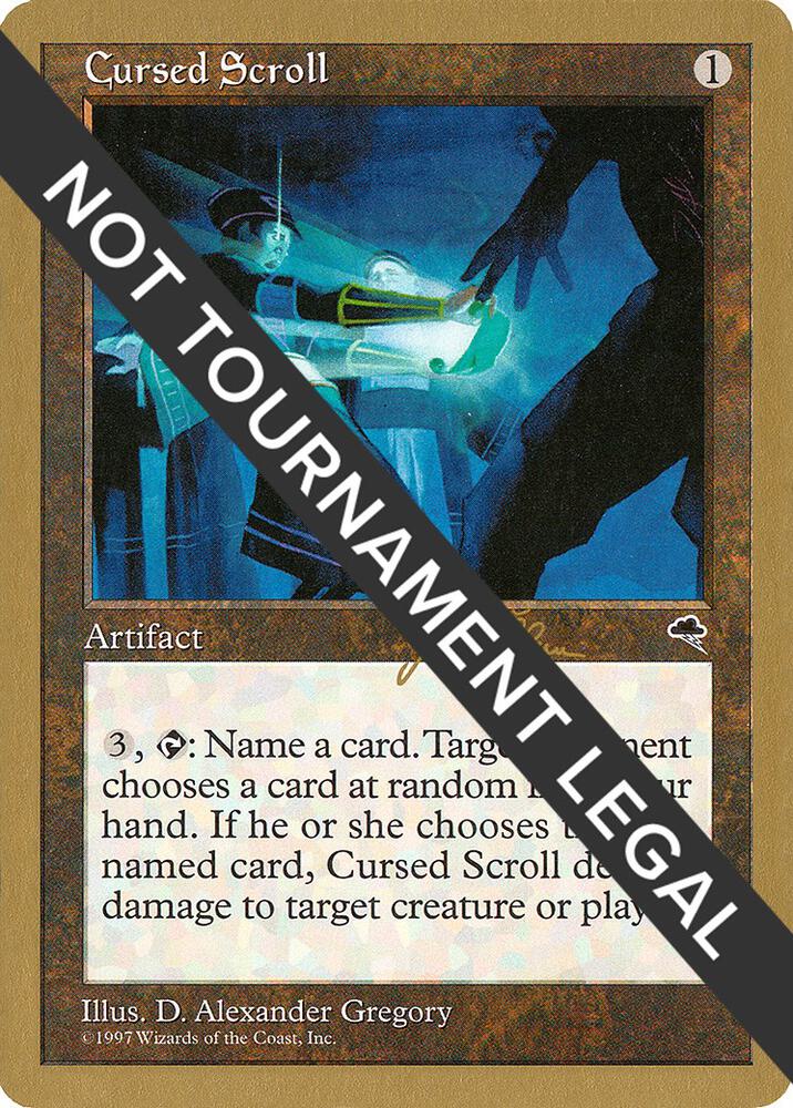 Cursed Scroll (Jakub Slemr) [World Championship Decks 1999]