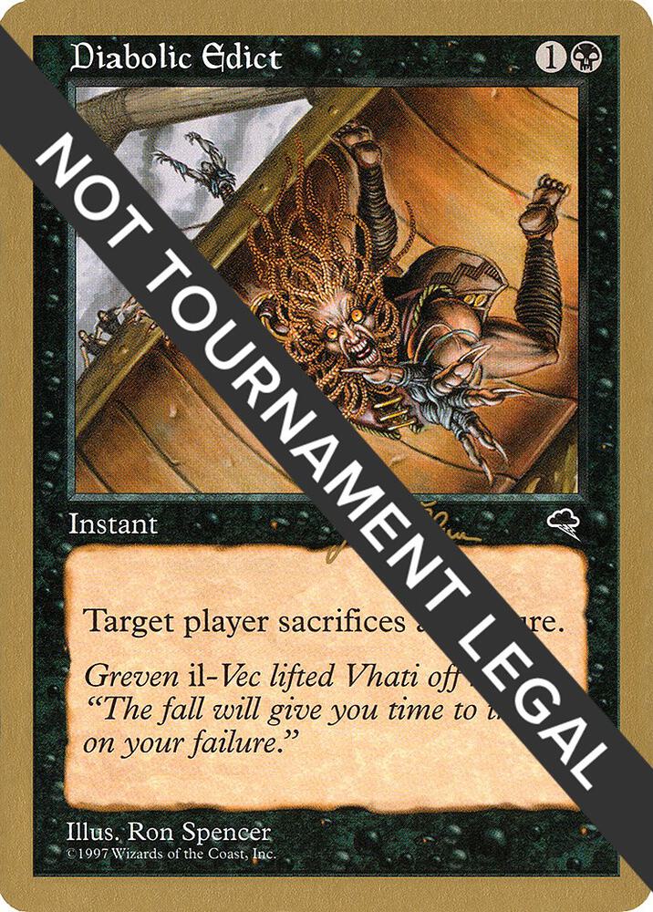 Diabolic Edict (Jakub Slemr) [World Championship Decks 1999]