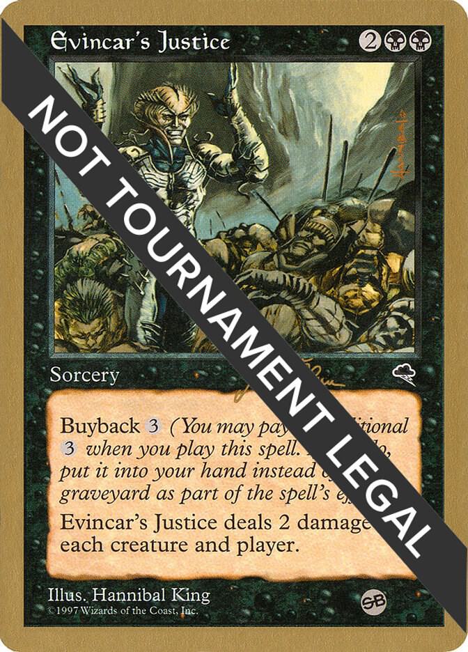 Evincar's Justice (Jakub Slemr) (SB) [World Championship Decks 1999]