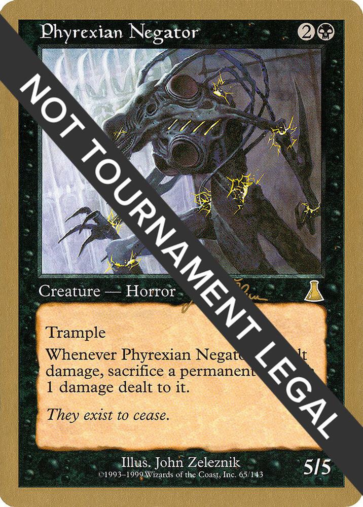 Phyrexian Negator (Jakub Slemr) [World Championship Decks 1999]