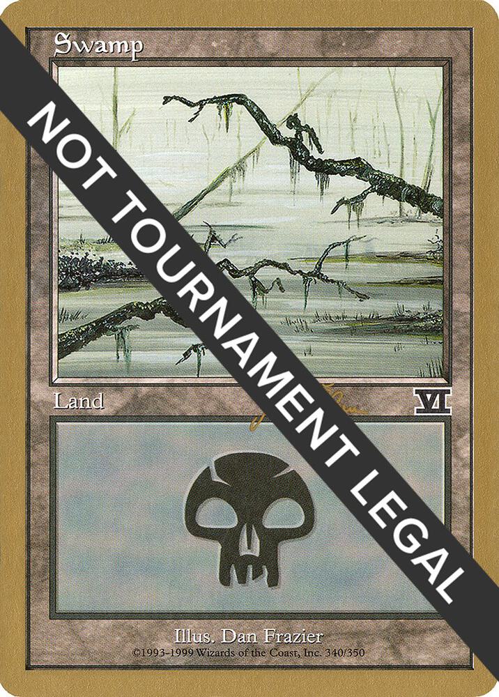 Swamp (js340b) (Jakub Slemr) [World Championship Decks 1999]