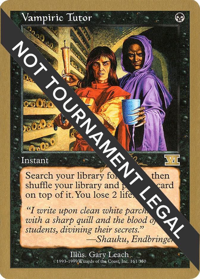 Vampiric Tutor (Jakub Slemr) [World Championship Decks 1999]