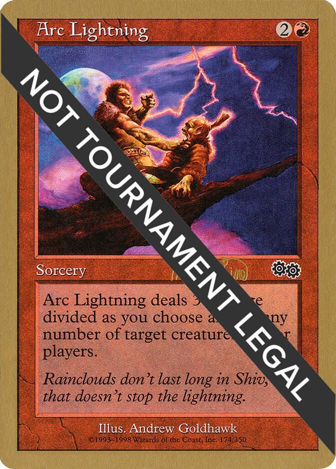 Arc Lightning (Mark Le Pine) (SB) [World Championship Decks 1999]