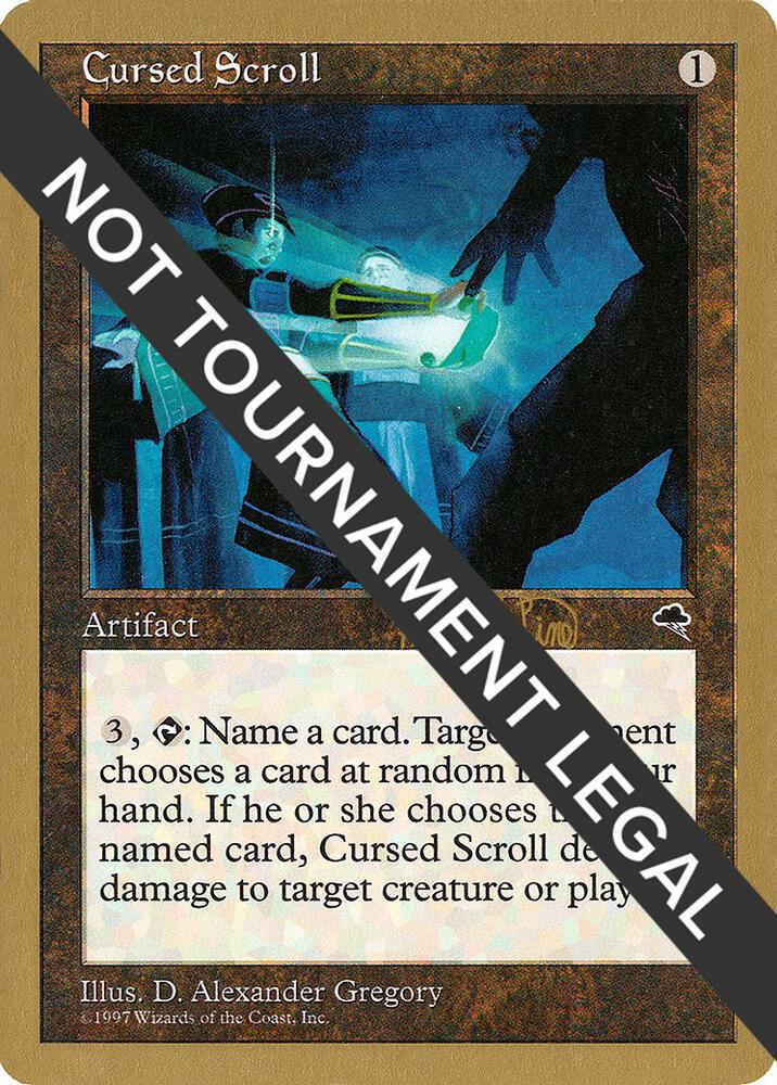 Cursed Scroll (Mark Le Pine) [World Championship Decks 1999]