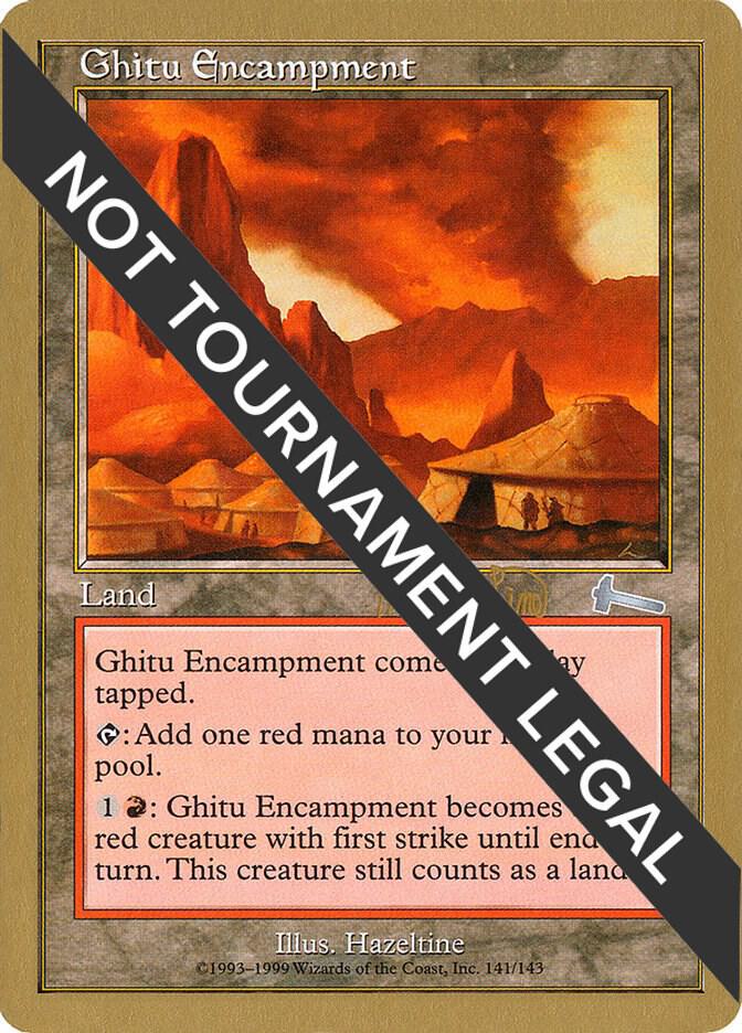 Ghitu Encampment (Mark Le Pine) [World Championship Decks 1999]